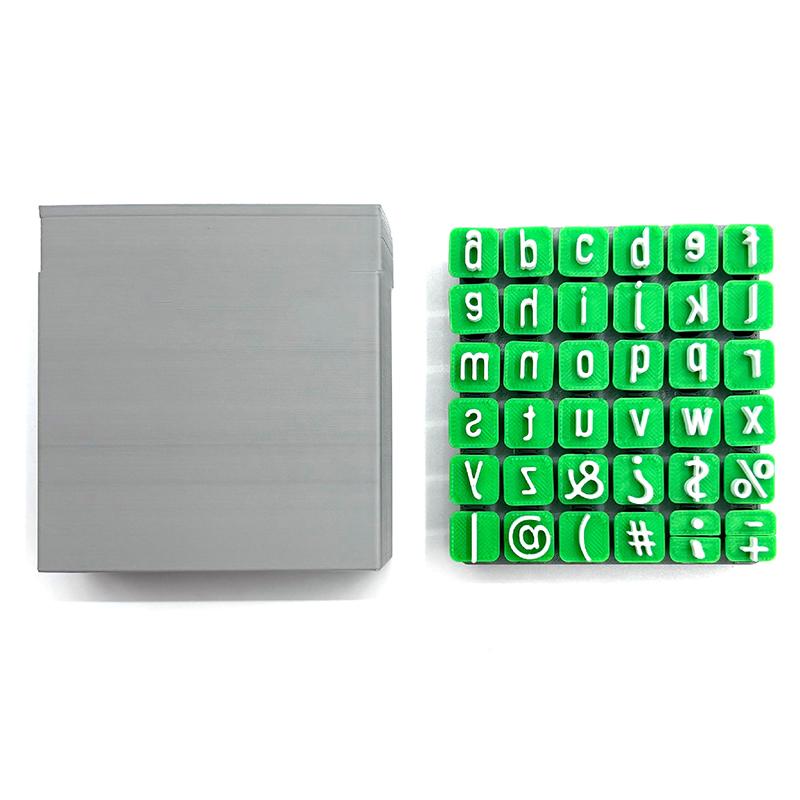 Алфавитные штампы для глины, керамики, полимерной глины, прописные и строчные буквы, цифры, символы, маленький пресс-эмбоссер, форма для рукоделия