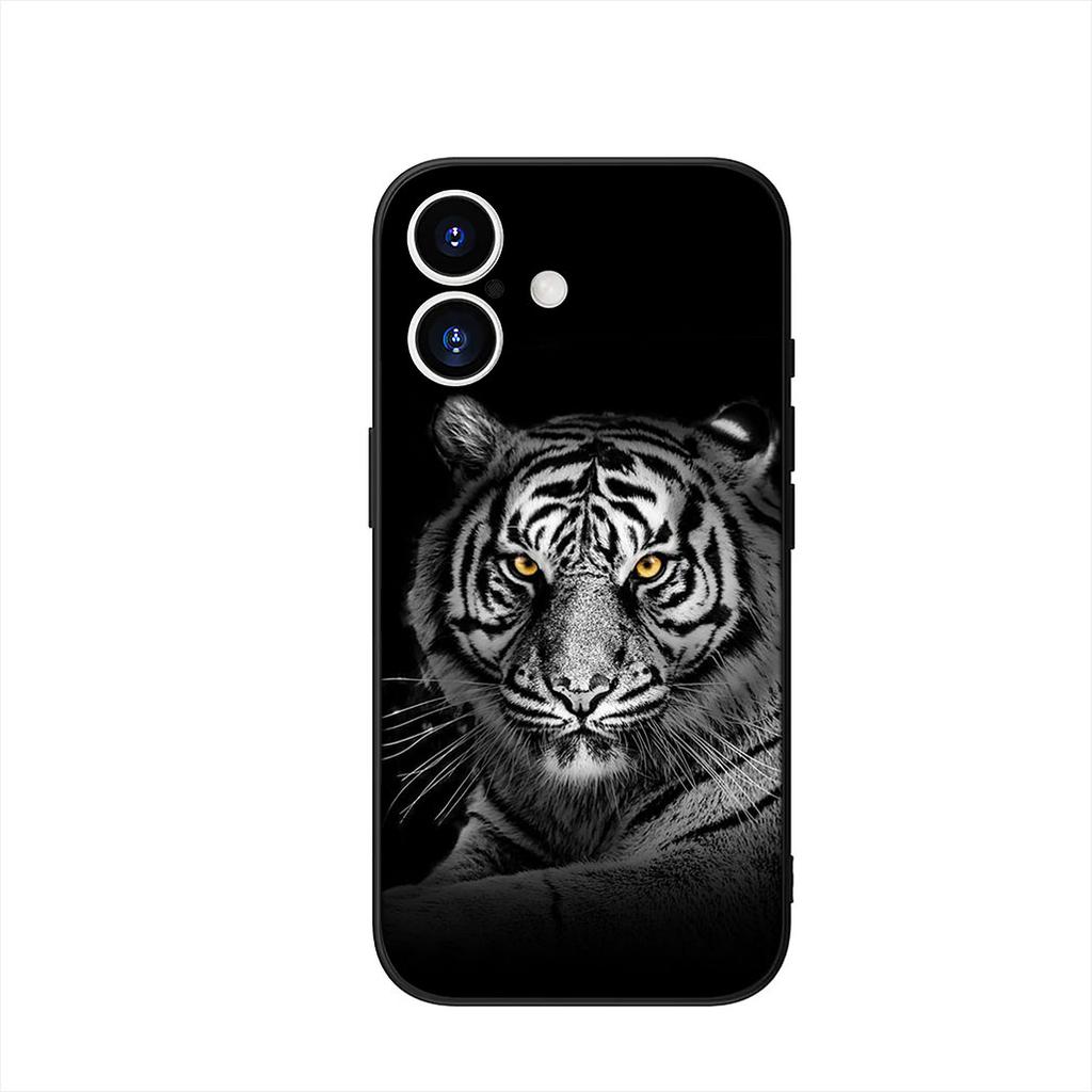 Чехол для телефона Apple iPhone 17 16 15 11 Pro XS Max XR 6 7 8 Plus + SE 2020 5 16E Чехол Тигр Животное Корпус