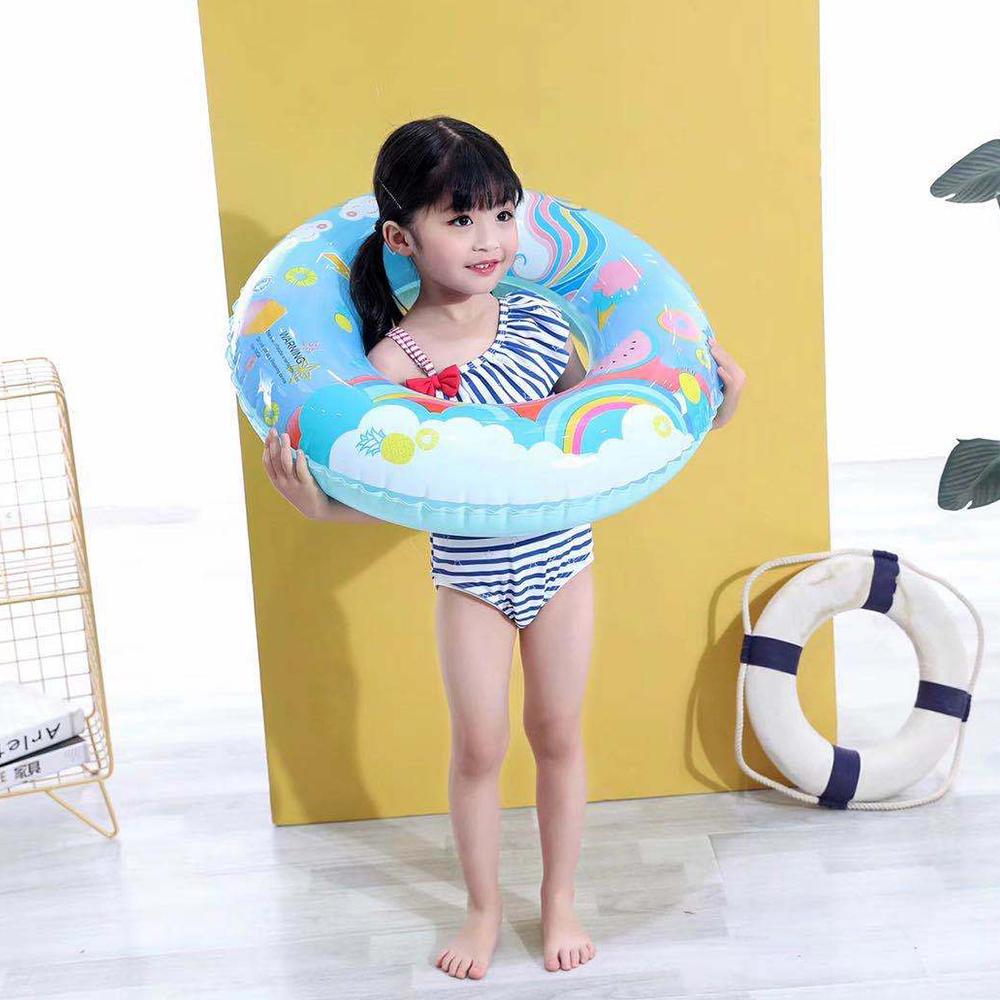 Детские кольца для бассейна, сиденье, милое надувное кольцо для плавания, сиденье для плавания, круг для плавания с двойной ручкой для маленьких детей, ванна для бассейна