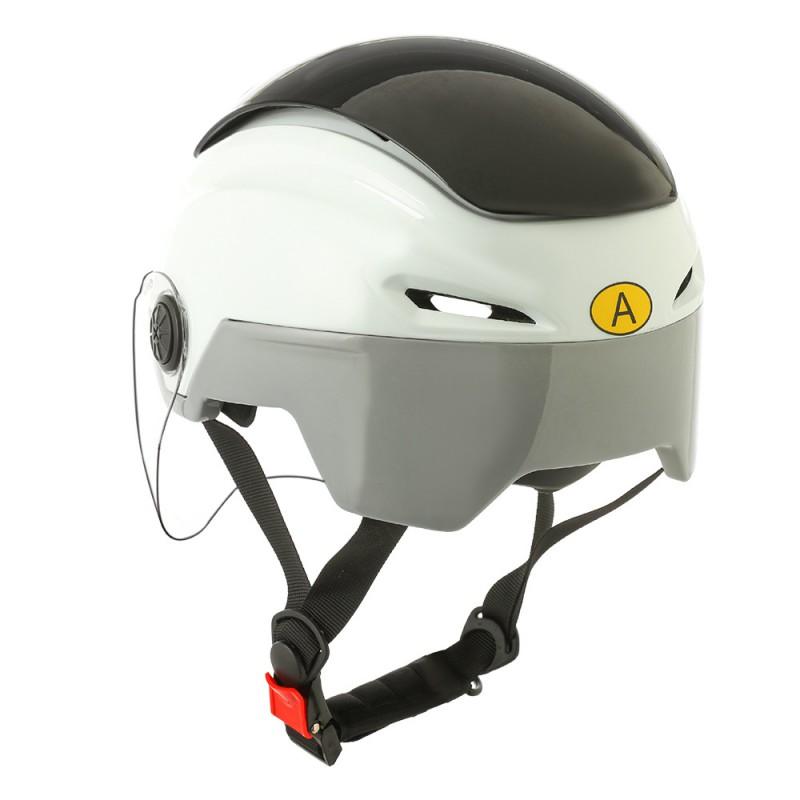 Lightweight 3/4 Motorcycle Helmet Scooter Riders Adjustable Fit Unisex Full-Season Commute Safety Gear