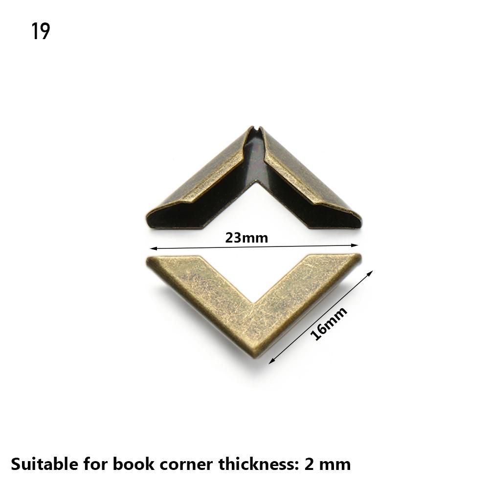 Поделки Украшение книг Меню Защитные уголки для книг Аксессуары для скрапбукинга Металлические уголки Фотоальбомы