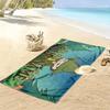 Custom Name,Snufkin Print Beach Towel, Large Soft Quick Dry Towel for Beach Camping Swimming