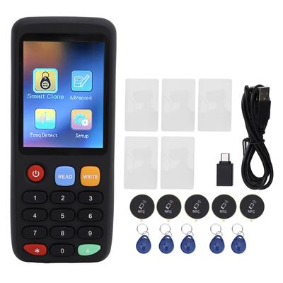 Копир удостоверений личности IC с 5 картами IC NFC, 5 брелоками с удостоверениями личности, интерфейс типа C, аккумулятор 400 мАч, китайский и