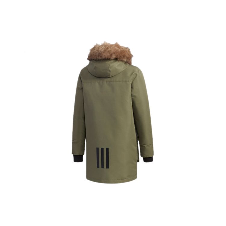 Adidas Neo Street Down Parka Мужская верхняя одежда хаки-коричневый EI4396