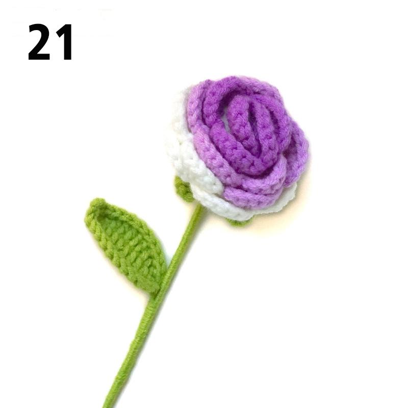 Подарок на День Учителя Подсолнух Вязаный Цветок Вязаный Цветок Ручной Работы Букет Домашний