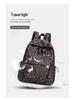 Leopard Print Korean Style Casual Backpack for Students