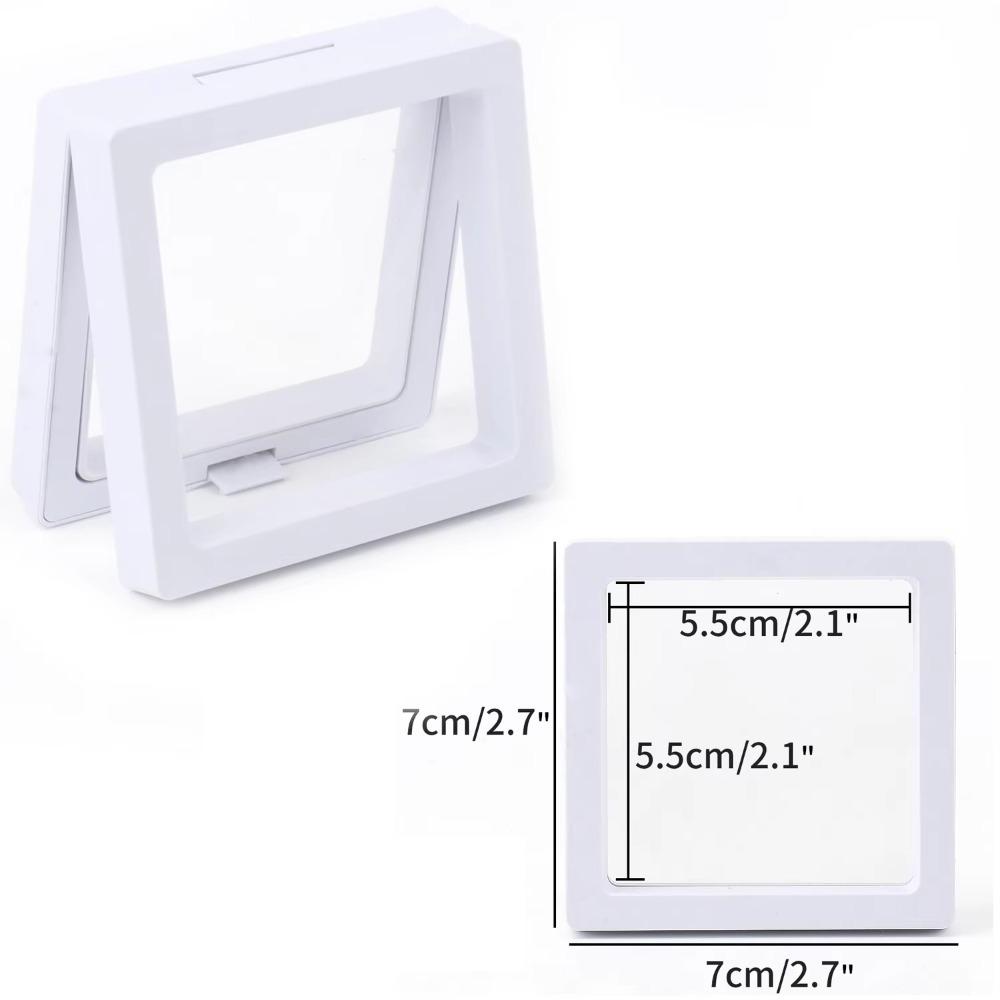 Ring Floating Frame Box Earrings Jewelry Display Box Durable Jewelry Storage Box  Jewelry