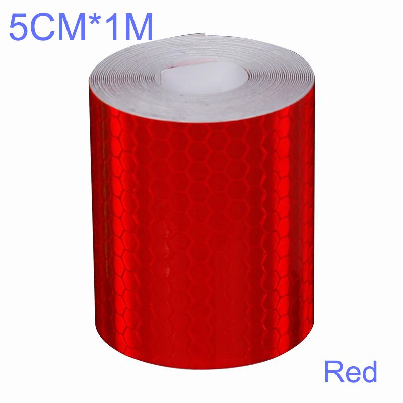Автомобильная светоотражающая лента 3 м/1 м, предупреждающая наклейка для автобезопасности, защитная лента-отражатель, пленка для грузовиков, авто наклейки для мотоциклов