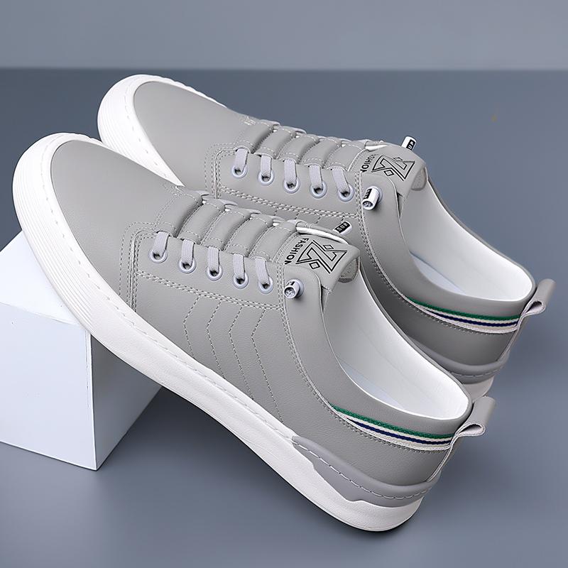 Модные вулканизированные кроссовки для мужчин, новые трендовые повседневные кожаные туфли, кроссовки для тенниса, для бега, для ходьбы, для бега, кроссовки для активного отдыха