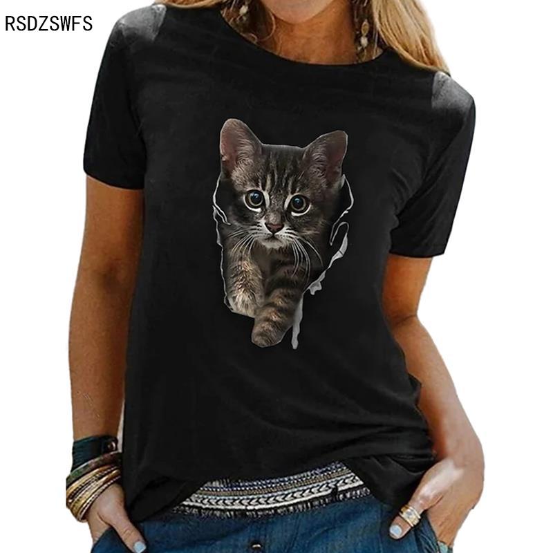 Женский топ Йоркширский терьер с 3D принтом собаки, повседневная летняя рубашка с короткими рукавами для мужчин и женщин, модная повседневная футболка с круглым вырезом