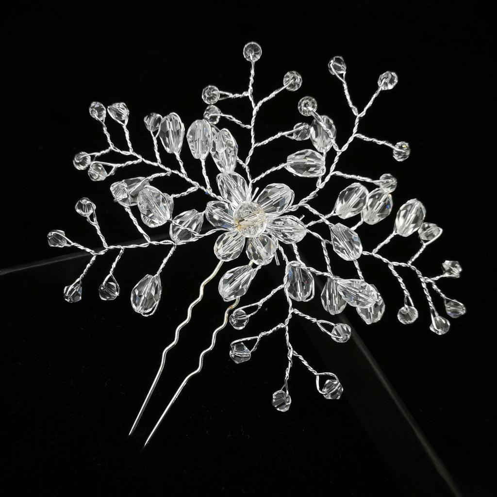 Женская U-образная шпилька металлическая заколка-зажим для волос заколки искусственный жемчуг свадебная тиара аксессуары для волос свадебные прически инструменты для дизайна