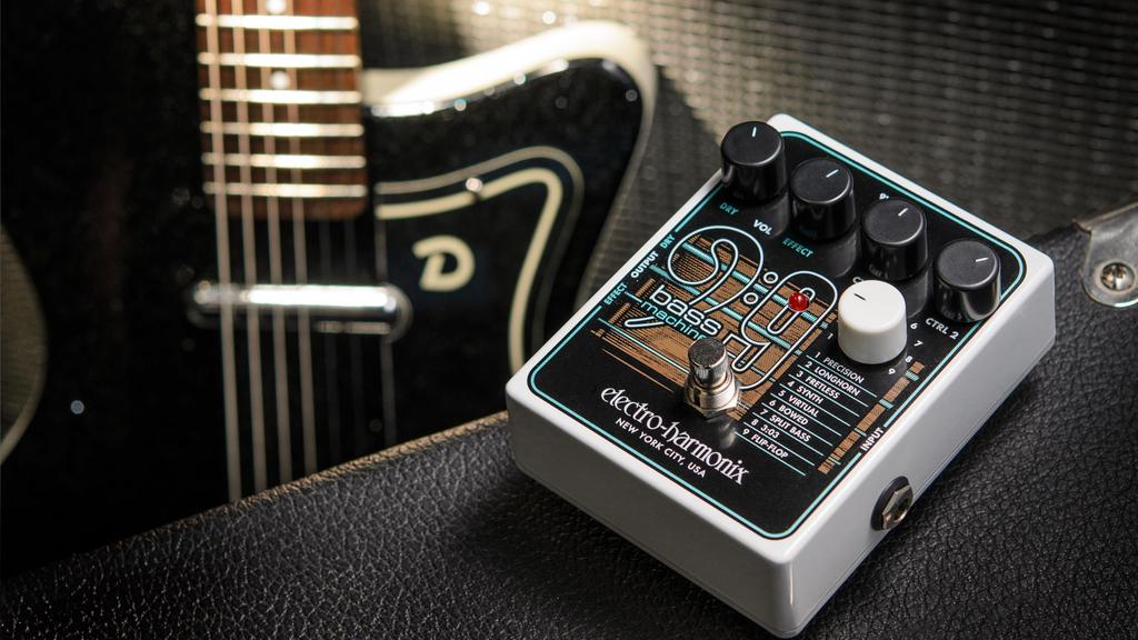 BASS 9 Bass Machine Звук басовой гитары Синтезатор Эффектор ELECTRO-HARMONIX