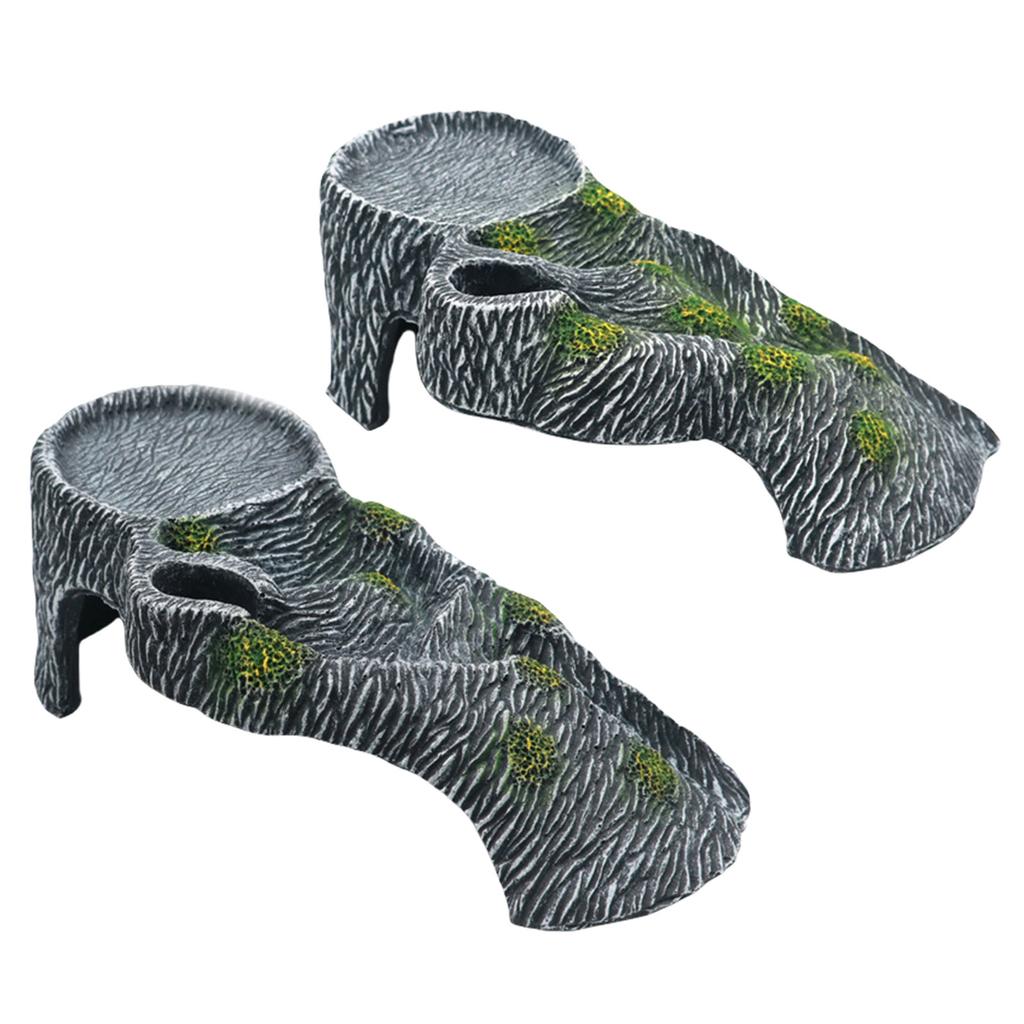 Террариумы Платформа для купания Черепаха Пандус для загара Ландшафтные аквариумы Ландшафтные украшения Пещера Убежище для рыб Орнамент