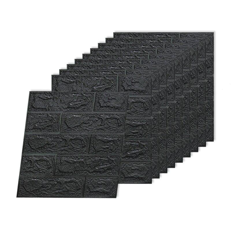 3D Трехмерные настенные наклейки Самоклеящиеся обои Декоративные наклейки против столкновений 10 шт.