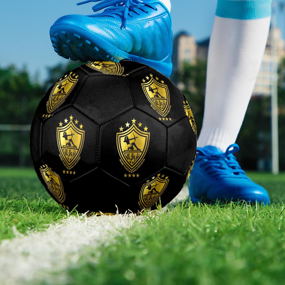 Zamalek SC size5 Soccer Ball, colorful, suitable for all ages, machine-stitched, PVC material, competition grade,durable and high bounce