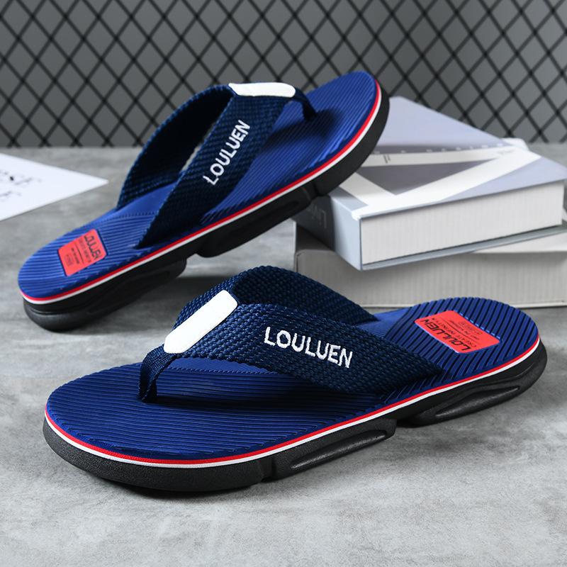 Summer New Wear-resistant Anti-skid Beach Fashion Trend Clip Foot Thick Bottom Flip-flops