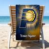 Custom Name Beach Towel Indiana Basketball Team  Beach Towel, Soft Microfiber, Gift for Her/Him, Birthday, for Pool, Beach, Travel, Fan gifts