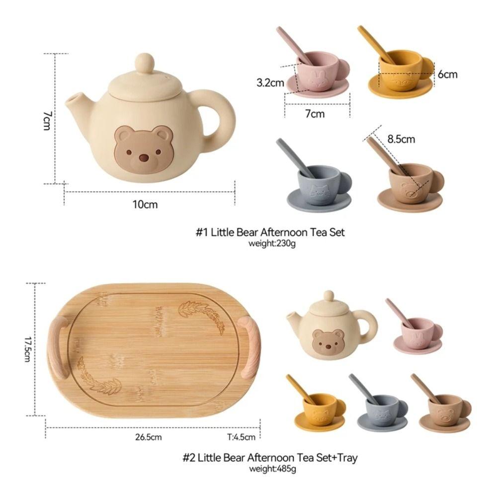 Simulation Pretend Play Kitchen Set Early Educational Tea Set Play Toy Party Favor Gift