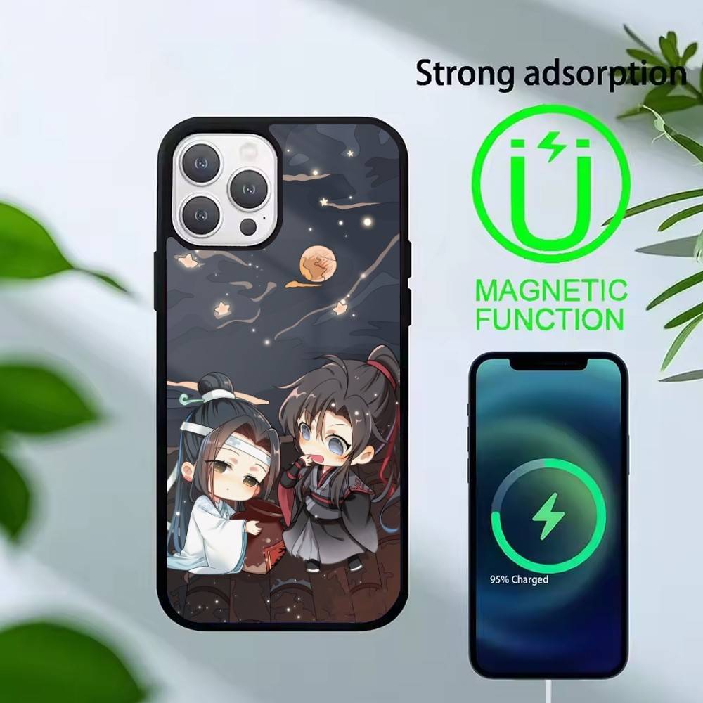 Чехол для телефона «Грандмастер H-Демоническое Культивирование» для iPhone 17,16,15,14,13,Pro,Max,Plus, Магнитный для беспроводной зарядки Magsafe