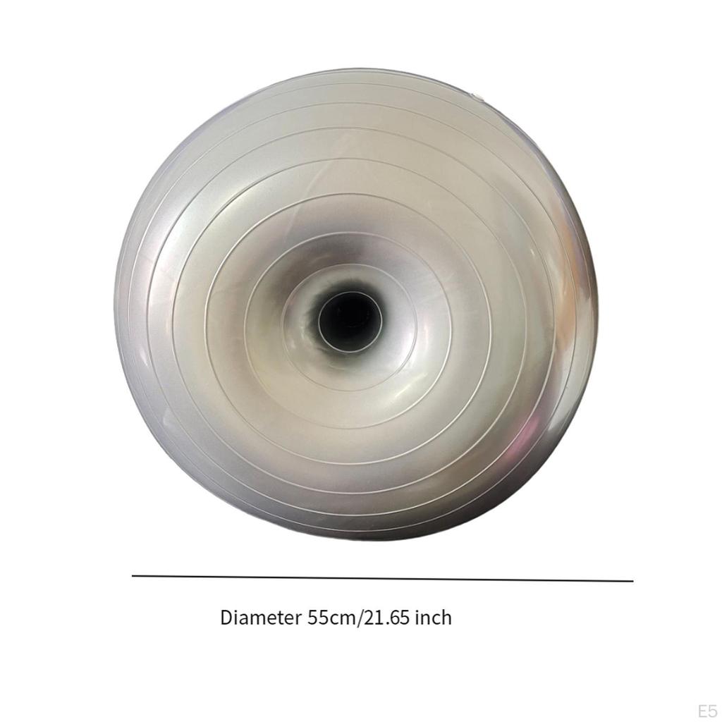 55 см мяч для упражнений в форме пончика, надувной мяч для йоги и фитнеса для ритмичных тренировок, баланса