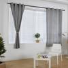 140x215 см люверсы верхняя занавеска на окно хлопок лен затемнение полузатенение геометрический эркер крышка декор дома гостиная