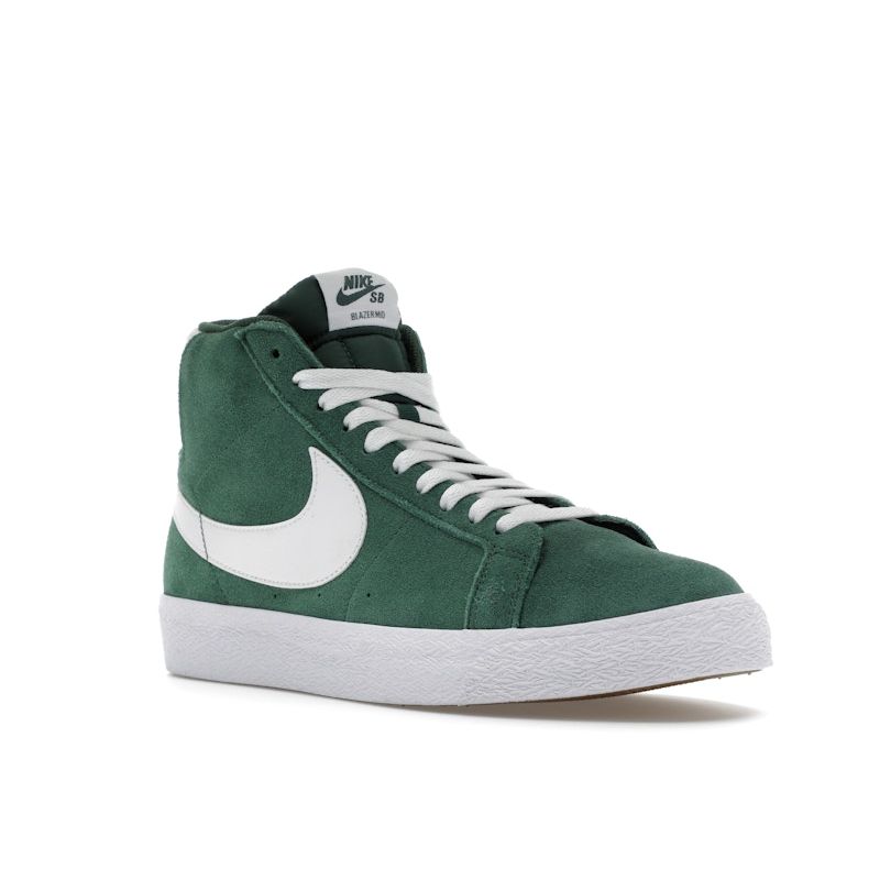 Nike Zoom Blazer Mid SB Fir Мужские кроссовки Зеленый Белый FD0731-300