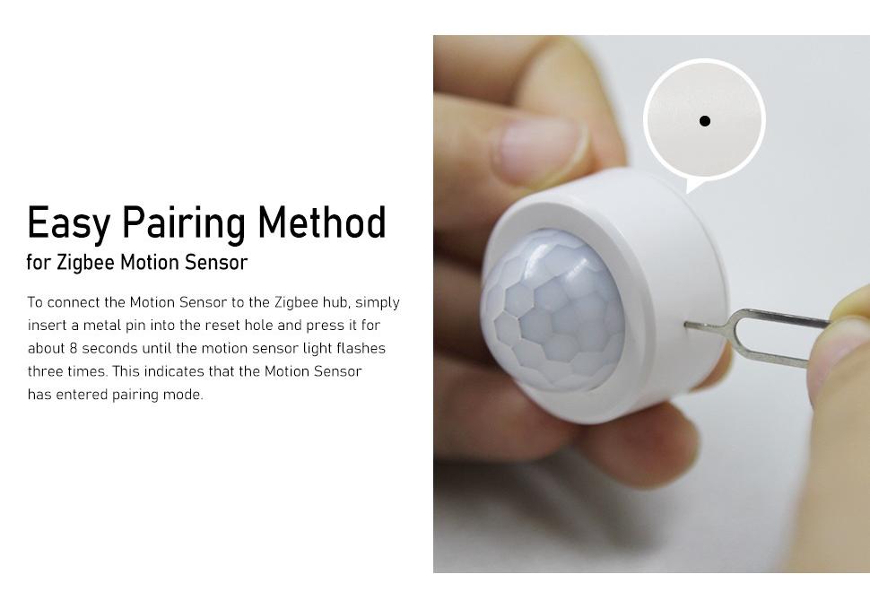Датчик присутствия PIR Micro-Connect Zigbee: Совместимо с шлюзами Samsung, Alexa, HA и другими
