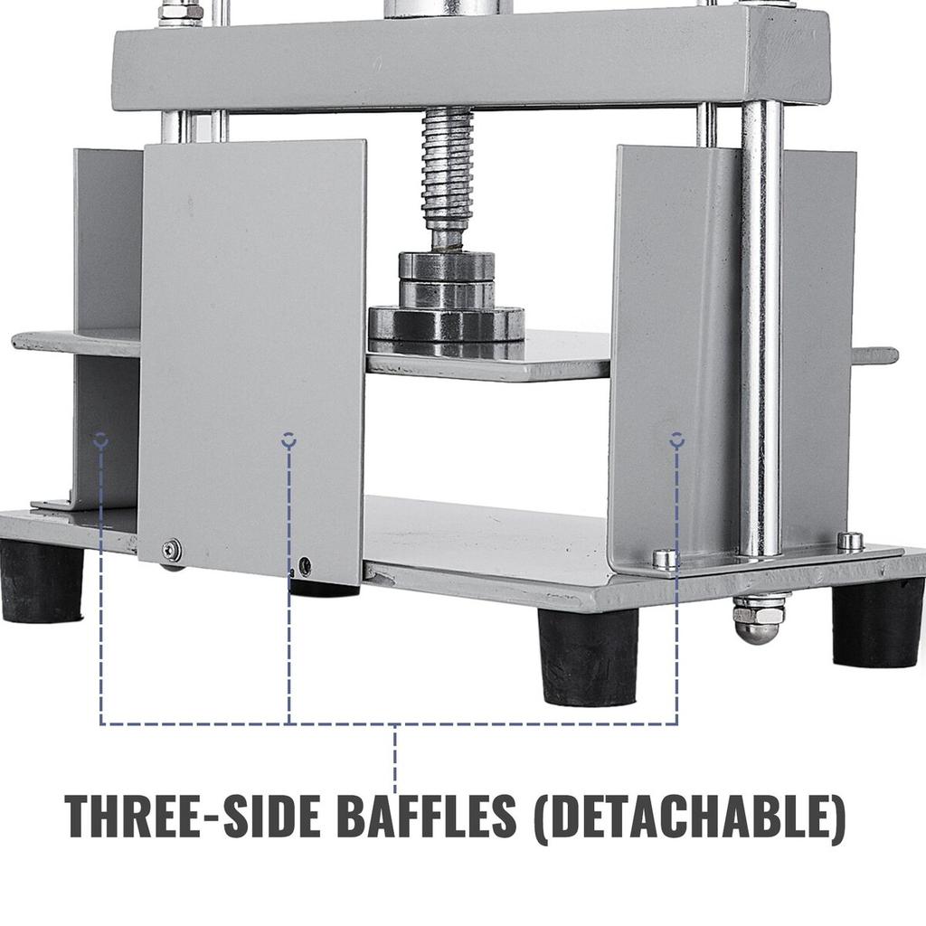 Manual Paper Press Machine, 12x8.6 inch for A4 Sized Papers Flatting Machine, 10cm Thickness Steel Frame Manual Flat Paper Press Machine, Papermaking
