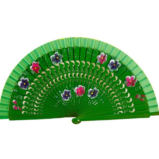 Складной веер без заусенцев, гладкая поверхность, красивое дерево, классический танец, портативный компьютер