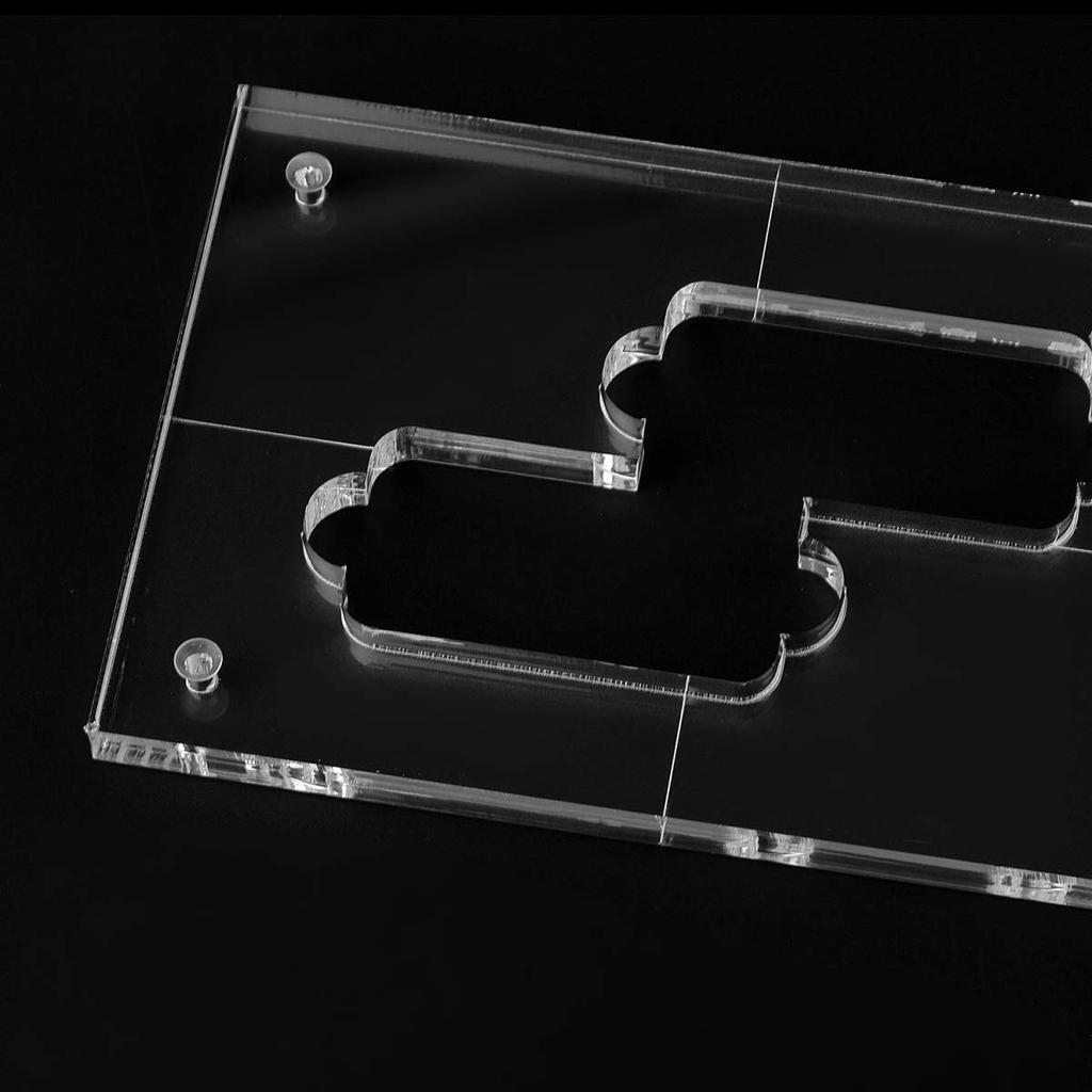 Musiclily Pro CNC Precision Acrylic Pickup Routing Template for Standard Precision Bass