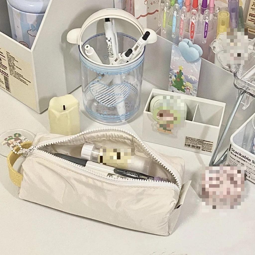 Large Capacity Pencil Pouch Pencil Box Desktop Storage Bags Pencil Case Pen Bag Stationery Bag School Supplies
