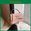 Модная Новая Летняя Женская Сумка на Плечо 2024 Шикарная Минималистичная Crossbody В Черном Белом Розовом И Серебристом Цветах