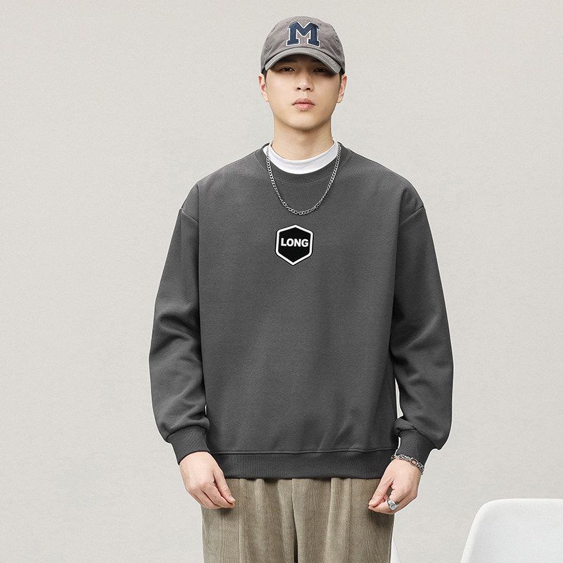Ceiling-High Quality! Original Japanese Order! Autumn Export Surplus Sweatshirt for Men, Casual, Trendy, Loose Fit, Clearance Sale