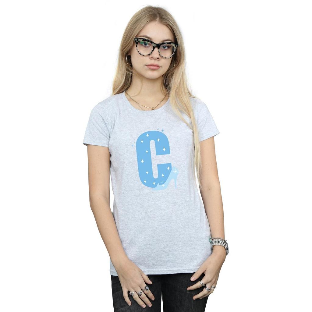 Disney Womens/Ladies Alphabet C Is For Cinderella Cotton T-Shirt