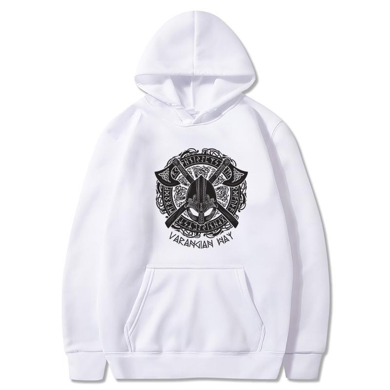 Мужские и женские длинные рукава Viking свитера мода личность печать мужская толстовка свободные ретро мужские толстовки