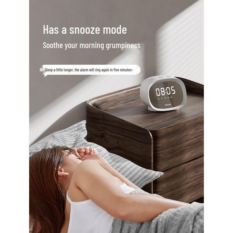 Умное зеркало-динамик Philips TAS2909 с ИИ, Bluetooth, китайская вилка (адаптер в комплекте)