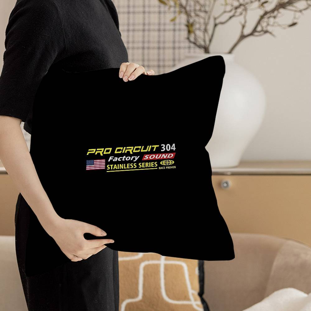 Motorcycle Garage Pro Circuit Cushion Cover Pillowcase Upholstery Sofa Throw Pillow Home Decor Pillowcas