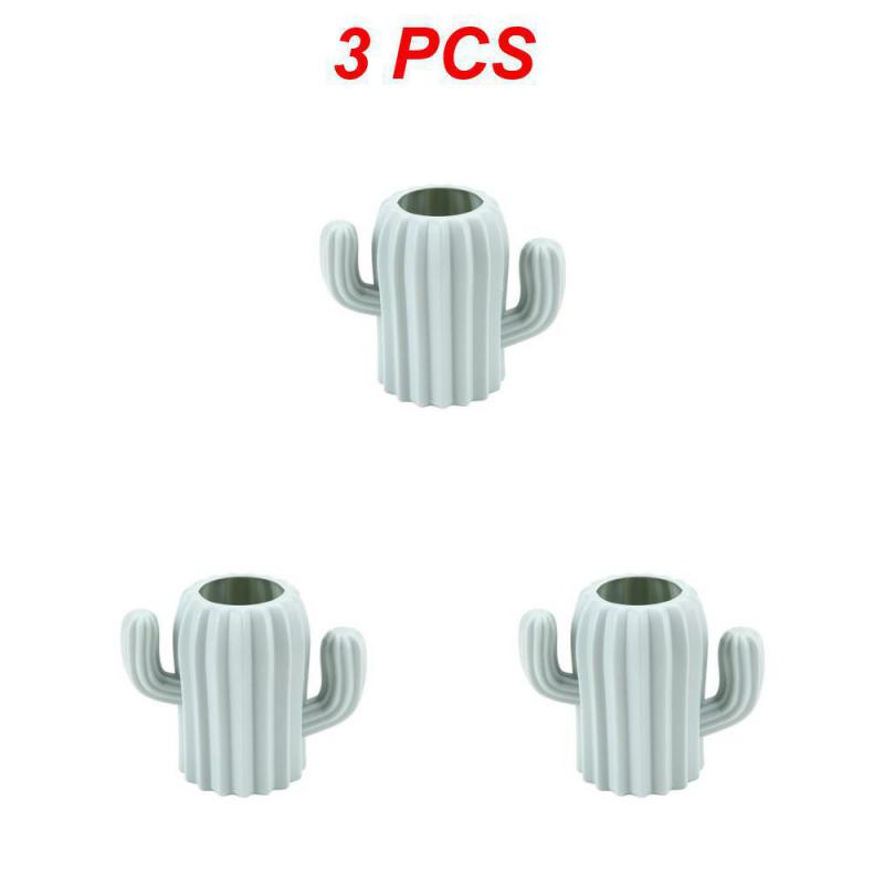 1~10PCS Creative Student Pen Holder Stationery Desktop Cactus Desk Multifunction Storage Box PE Pen Container Brush Pot Office