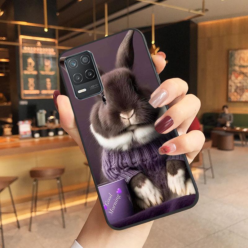 Rabbit Bunny Animal Phone Case For iPhone Samsung Galaxy Redmi Xiaomi Oppo OnePlus Note S A 7 8 9 10 11 12 13 14 20 21 22 23 53 54 Pro Max Plus Ultra