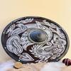 Viking Shield Norse Mythology Valhalla  King Fenrir Gray Wooden Shield Medieval Warrior Battle Worn Shield