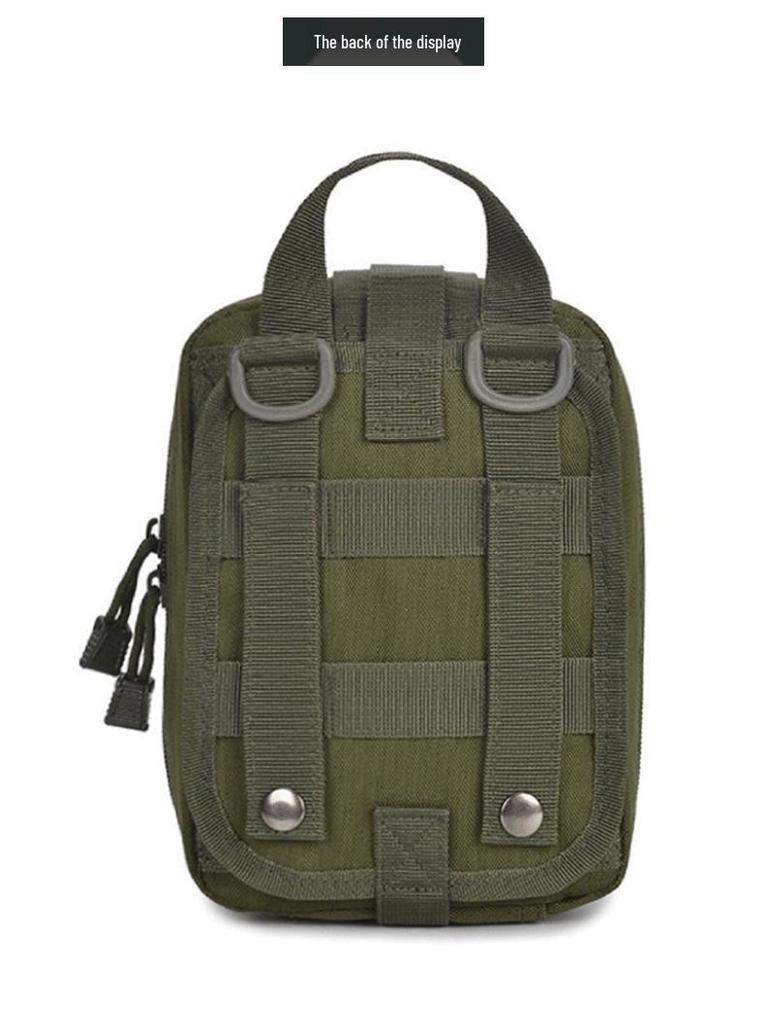 “Tactical Camo Outdoor Medical Bag - Multifunctional Emergency & First Aid Kit”