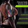 Running Armband with Earphone Bag for iPhone 17 16 15 Max Pro Plus Samsung  Phone Holder for Running with Card Slot Key Pockets