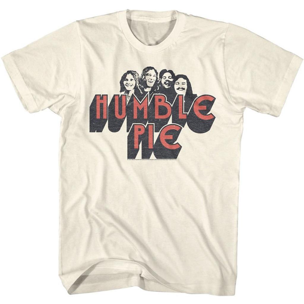 Humble Pie Band Members Natural Adult T-Shirt
