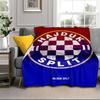HNK Hajduk Split Portable Blanket/Soft Blanket Bedding Blanket Suitable for Travel Camping Living Rooms Offices Sofas Fan Gifts