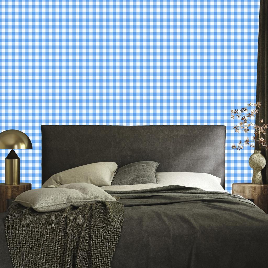 Azure Fabric Pattern Wallpaper, Subtle Detail for Living Room and Bedroom 50x1000