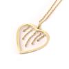 Altesse [L0355] - Gold Plated 'Love' Necklace