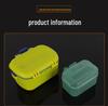 Insulated Breathable Double-Layer Red Worm Bait Box for Sea Fishing