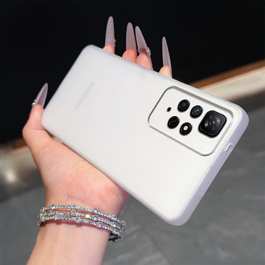 Полупрозрачный матовый чехол для телефона в стиле Моранди для Xiaomi Redmi 10, 10 2022 Мягкий корпус из ТПУ