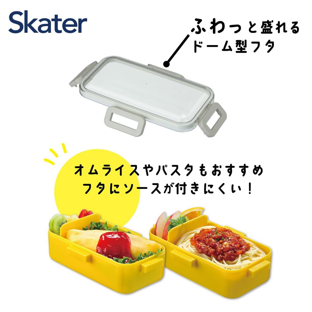 Skater Shokado Мягкий ланч-бокс бенто с крышкой куполообразной формы, 530 мл, Пастельный, Базовый, Япония, PFLB6S-A
