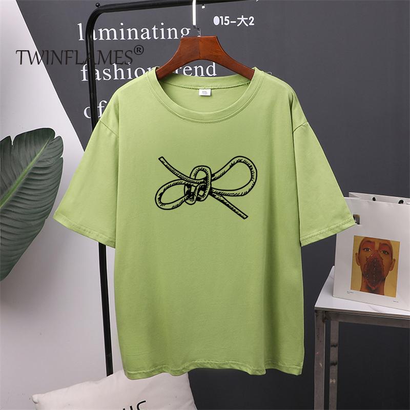 Летняя футболка с принтом, женские шикарные футболки, хлопковые элегантные графические одежды, свободные повседневные пуловеры, топы